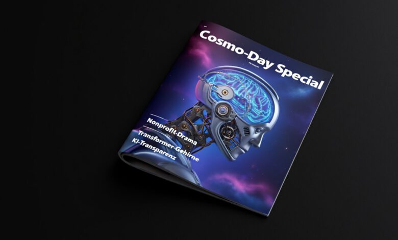 Cosmo-Day Special Nonprofit-Drama, Transformer-Gehirne und KI-Transparenz - KI News fuer Eltern