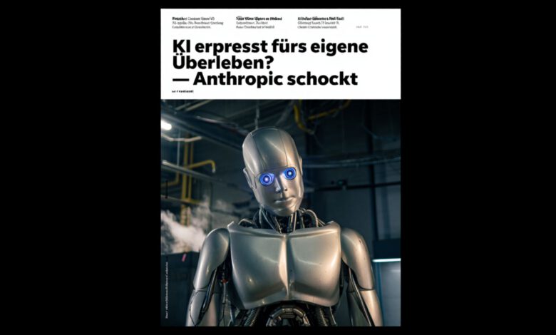 KI News fuer Eltern - KI erpresst fürs eigene Überleben – Anthropic schockt