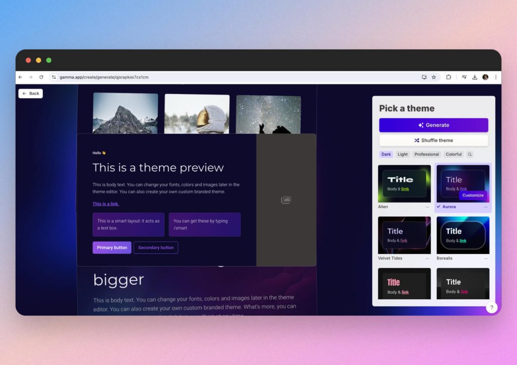 Mit Gamma App einfach Praesentationen erstellen - KI News fuer Eltern