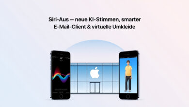 Apple plant Siri-Aus – neue KI-Stimmen, smarter E-Mail-Client & virtuelle Umkleide