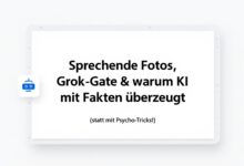 Sprechende Fotos, Grok-Gate & warum KI mit Fakten überzeugt - KI Neuigkeiten für Eltern