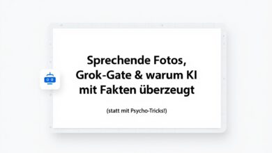 Sprechende Fotos, Grok-Gate & warum KI mit Fakten überzeugt - KI Neuigkeiten für Eltern